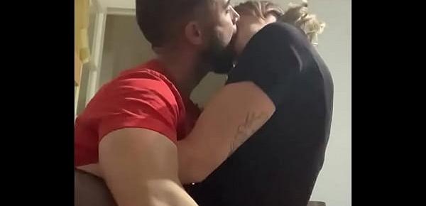  Tongue kissing milf